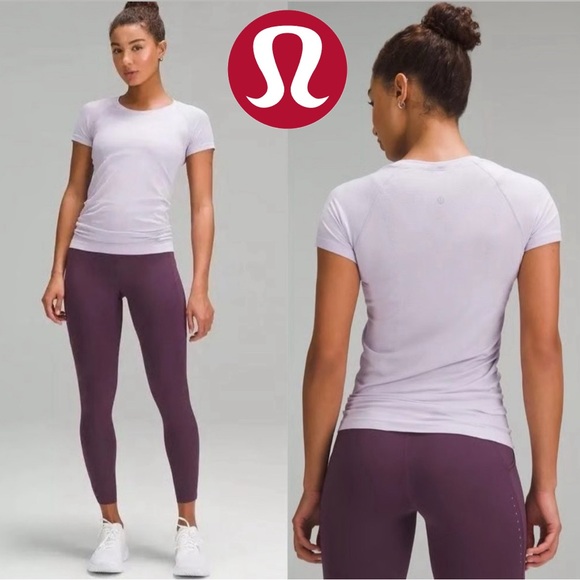 lululemon athletica Tops - Lululemon Lilac Short-Sleeve Swiftly